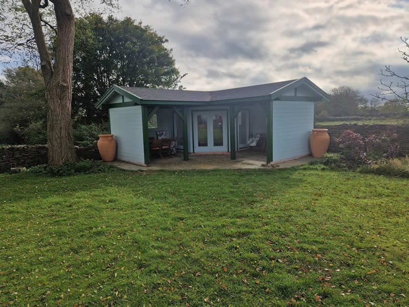 Connecting power to a summerhouse in Wareham