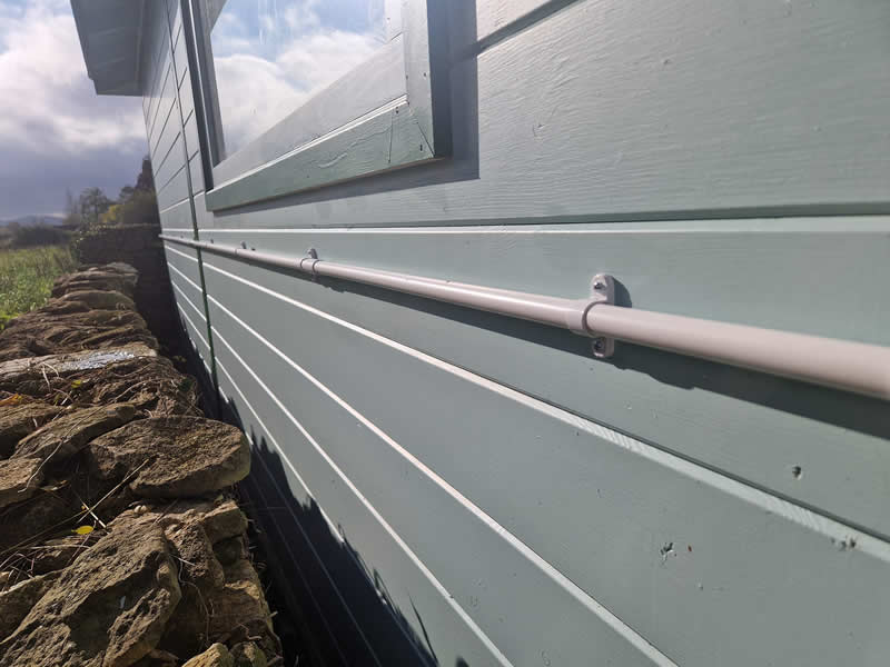 Power now fitted to a customer's summerhouse in Wareham